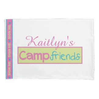 Housse D'oreillers Caisse de coussin d'amis de camp