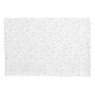 Housse D'oreillers Caisse de coussin d'avion de papier (standard)