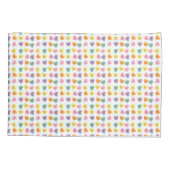 Housse D'oreillers Caisse de coussin de coeurs de sucrerie de (Dos)