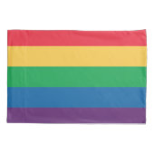 Housse D'oreillers Caisse de coussin de fierté de drapeau (Dos)