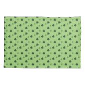 Housse D'oreillers Caisse de coussin de motif de shamrock (Dos)