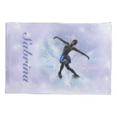 Housse D'oreillers Caisse de coussin de patinage de glace (Dos)