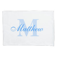 Caisse faite sur commande de coussin de monogramme