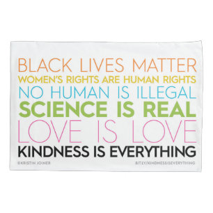 Housse D'oreillers Caisse #KindnessIsEverything de coussin