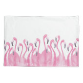 Housse D'oreillers Caisse rose de coussin de Flamant rose (Dos)