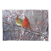 Housse D'oreillers Caisses cardinales de coussin de Noël (devant-gauche)