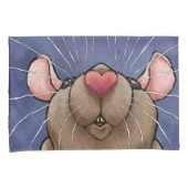 Housse D'oreillers Caisses de coussin de coeur de rat (devant-Droit)