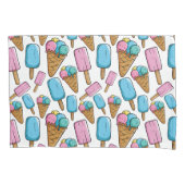 Housse D'oreillers Caissons Motif glace (devant)