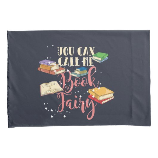 Housse D'oreillers Call Me Book Fairy Avid Reader (devant-Droit)