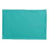 Housse D'oreillers Calme & simple Fond texturé turquoise (Dos-gauche)