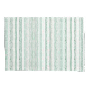 Housse D'oreillers Cameo Vert Aquarelle Bandes King Duvet