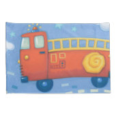 Housse D'oreillers Camion de pompiers (Dos-Droit)