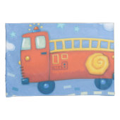 Housse D'oreillers Camion de pompiers (devant-Droit)