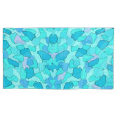 Housse D'oreillers Camo Aqua (devant-gauche)