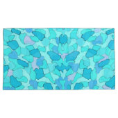 Housse D'oreillers Camo Aqua (devant-Droit)