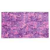 Housse D'oreillers Camo Numérique Rose Fille (devant-Droit)