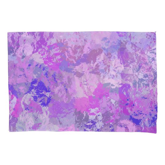 Housse D'oreillers Camo rose violet Abstrait (devant-gauche)
