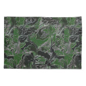Housse D'oreillers Camo Vert Funky (Dos)