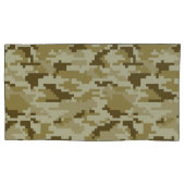 Housse D'oreillers Camouflage 8 bits pour désert numérique / Camo (devant-gauche)