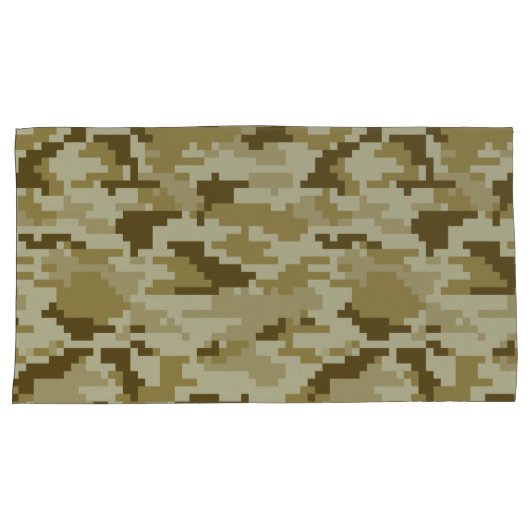 Housse D'oreillers Camouflage 8 bits pour désert numérique / Camo (devant-Droit)