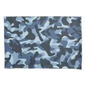 Housse D'oreillers Camouflage bleu (devant-gauche)