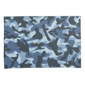 Housse D'oreillers Camouflage bleu (devant-Droit)