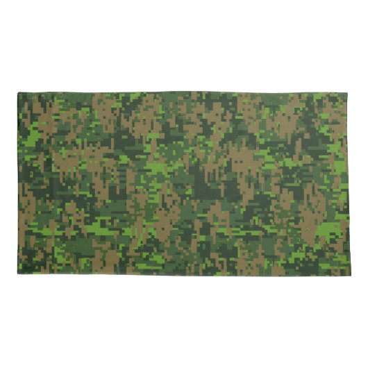 Housse D'oreillers Camouflage de Digitals de style de région boisée (Dos-gauche)