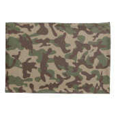 Housse D'oreillers Camouflage en bois profond (Dos-gauche)