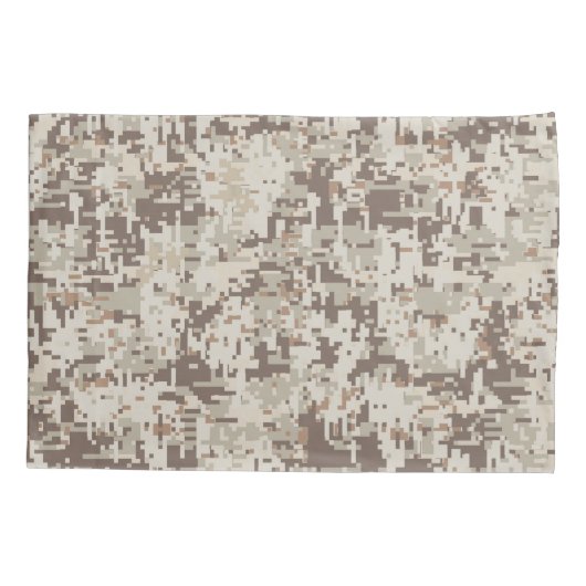 Housse D'oreillers Camouflage numérique de style désert (Dos-gauche)