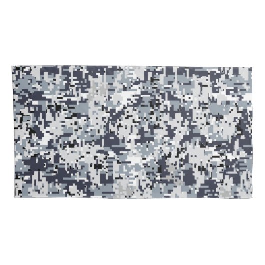 Housse D'oreillers Camouflage numérique de style urbain (Dos-Droit)
