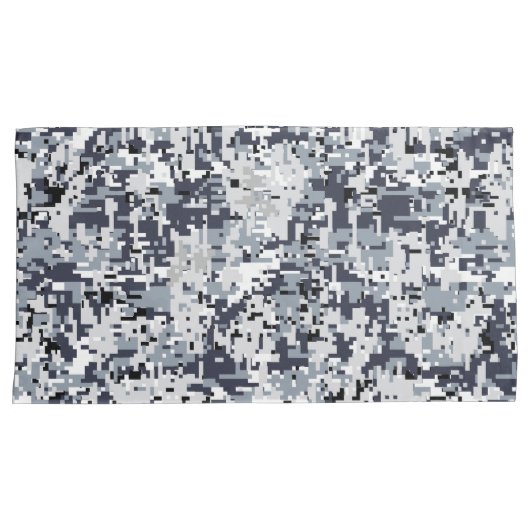 Housse D'oreillers Camouflage numérique de style urbain (devant-Droit)