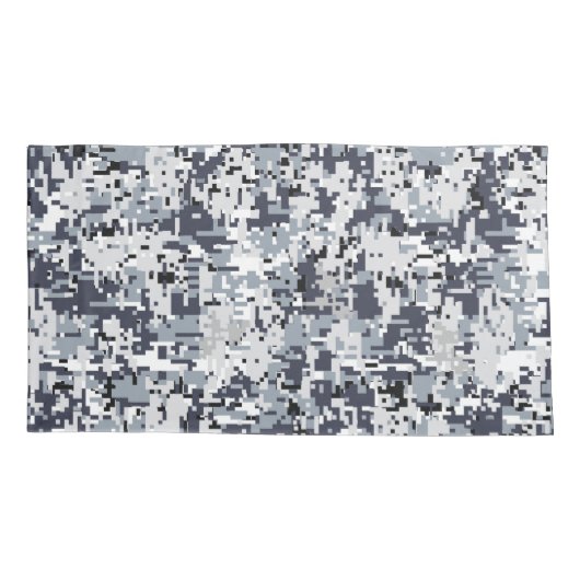 Housse D'oreillers Camouflage numérique de style urbain (Dos-gauche)