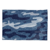 Housse D'oreillers Camouflage tacheté Denim Jeans Motif (Dos)