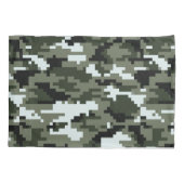 Housse D'oreillers Camouflage urbain numérique à 8 bits / Camo (Dos)