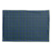 Housse D'oreillers Campbell tartan bleu vert plaid (Dos-gauche)
