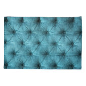 Housse D'oreillers Canapé en velours turquoise Gros plan (Dos)