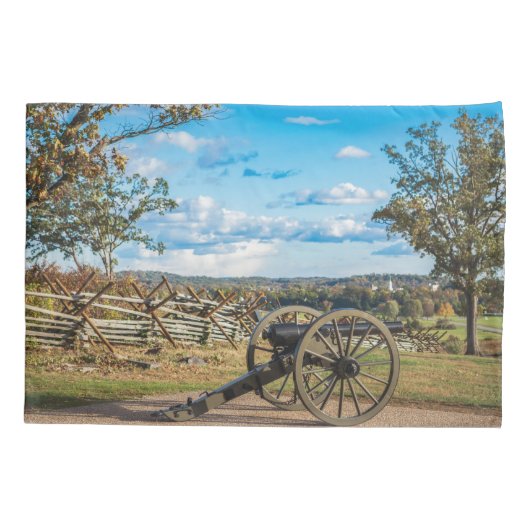 Housse D'oreillers Canons à Gettysburg (Dos)