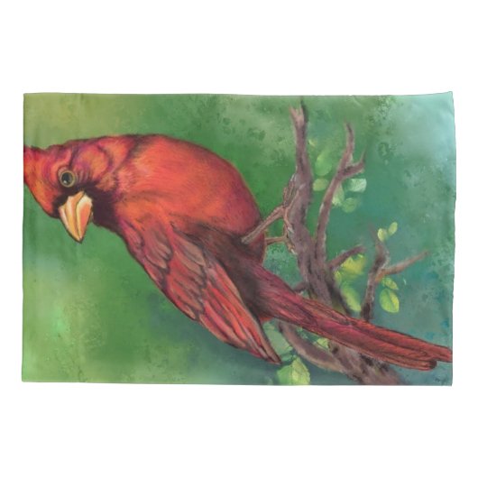 Housse D'oreillers Cardinal Coussin Coque (Dos)