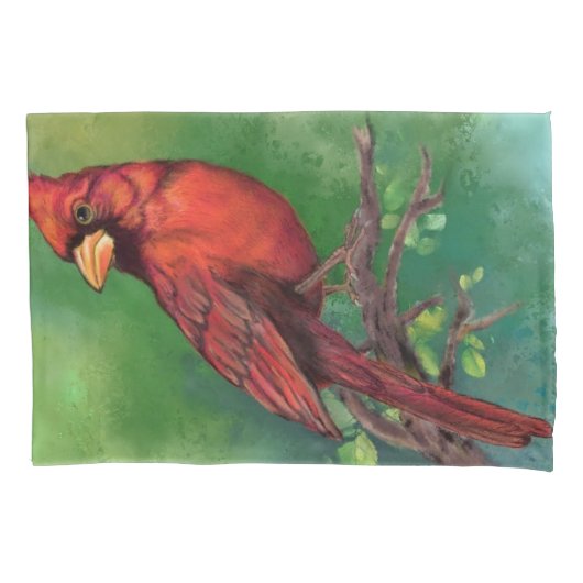 Housse D'oreillers Cardinal Coussin Coque (devant)