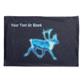 Housse D'oreillers Caribou bleu (Dos)