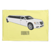 Housse D'oreillers Caricature limousine (Dos)