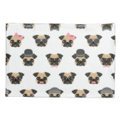 Housse D'oreillers Carlins dans le déguisement (Dos)