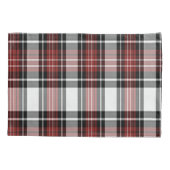 Housse D'oreillers Carreaux Rouges Et Noirs (Dos)