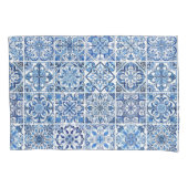 Housse D'oreillers Carrelage méditerranéen, Portugais, Azulejo, Majol (devant)