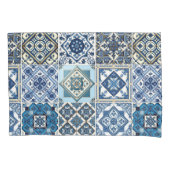 Housse D'oreillers Carrelage méditerranéen, Portugais, Azulejo, Majol (devant)