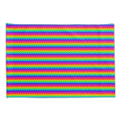 Housse D'oreillers Carrés arc-en-ciel (Dos-Droit)