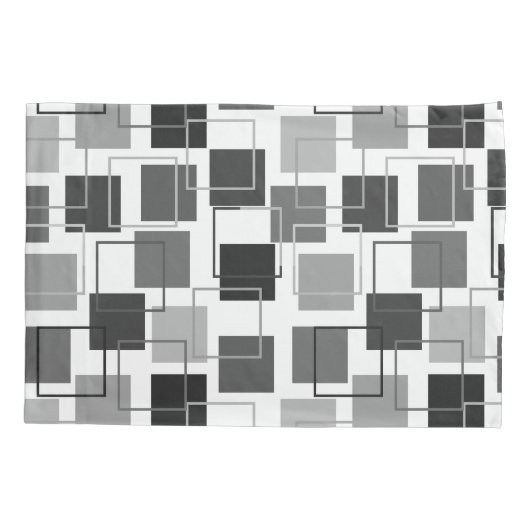 Housse D'oreillers Carrés et grands titres (Dos)