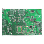 Housse D'oreillers Carte circuit imprimé circuit vert PCB (Dos-Droit)