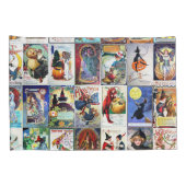 Housse D'oreillers Carte postale de cru de Halloween (Dos-Droit)