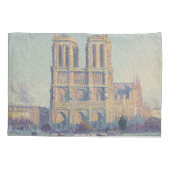 Housse D'oreillers Cathédrale Notre-Dame Paris France Peinture classi (Dos)